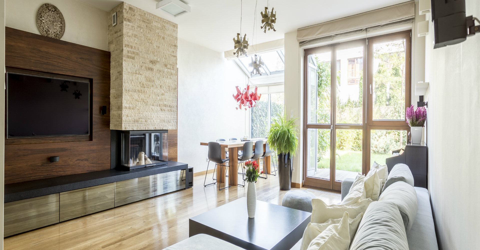 Casement Windows Family Room