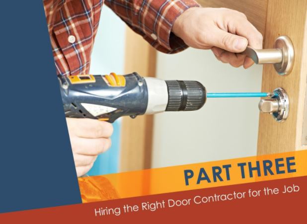 Hiring the Right Door Contractor for the Job